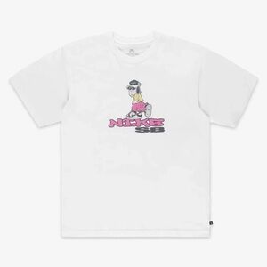 Mens Nike SB Dunk Dog T-shirt White New No Tags size Small